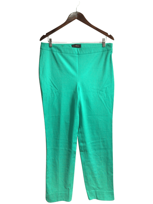 TALBOTS Women Work Pants Regular fit in Green - 10 - Velora
