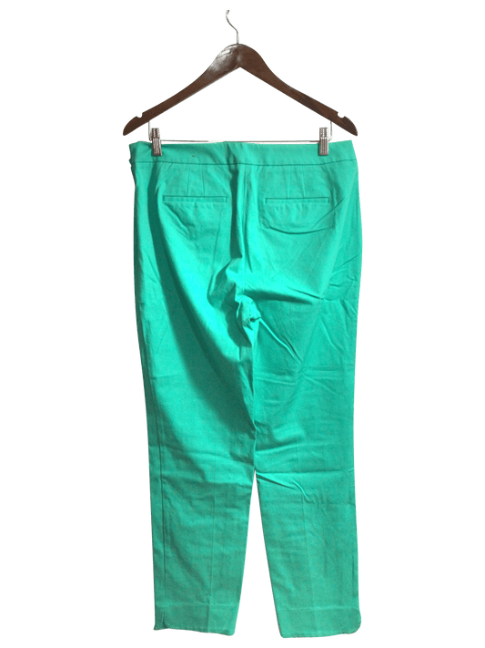 TALBOTS Women Work Pants Regular fit in Green - 10 - Velora
