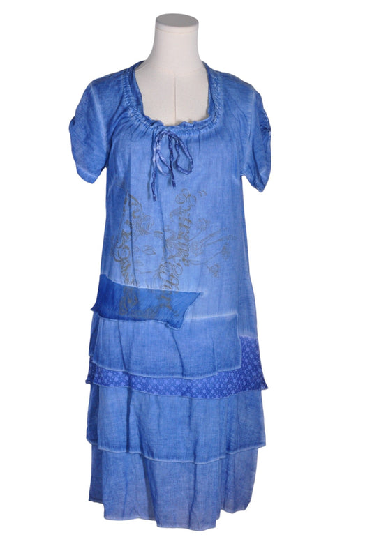 DOLCEZZA Women Drop Waist Dresses Regular fit in Blue - M - Velora