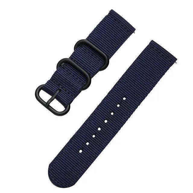 Suitable For Quick Release Watchband Gear S3 S2 Thickened Nylon Canvas Watch Strap - Velora