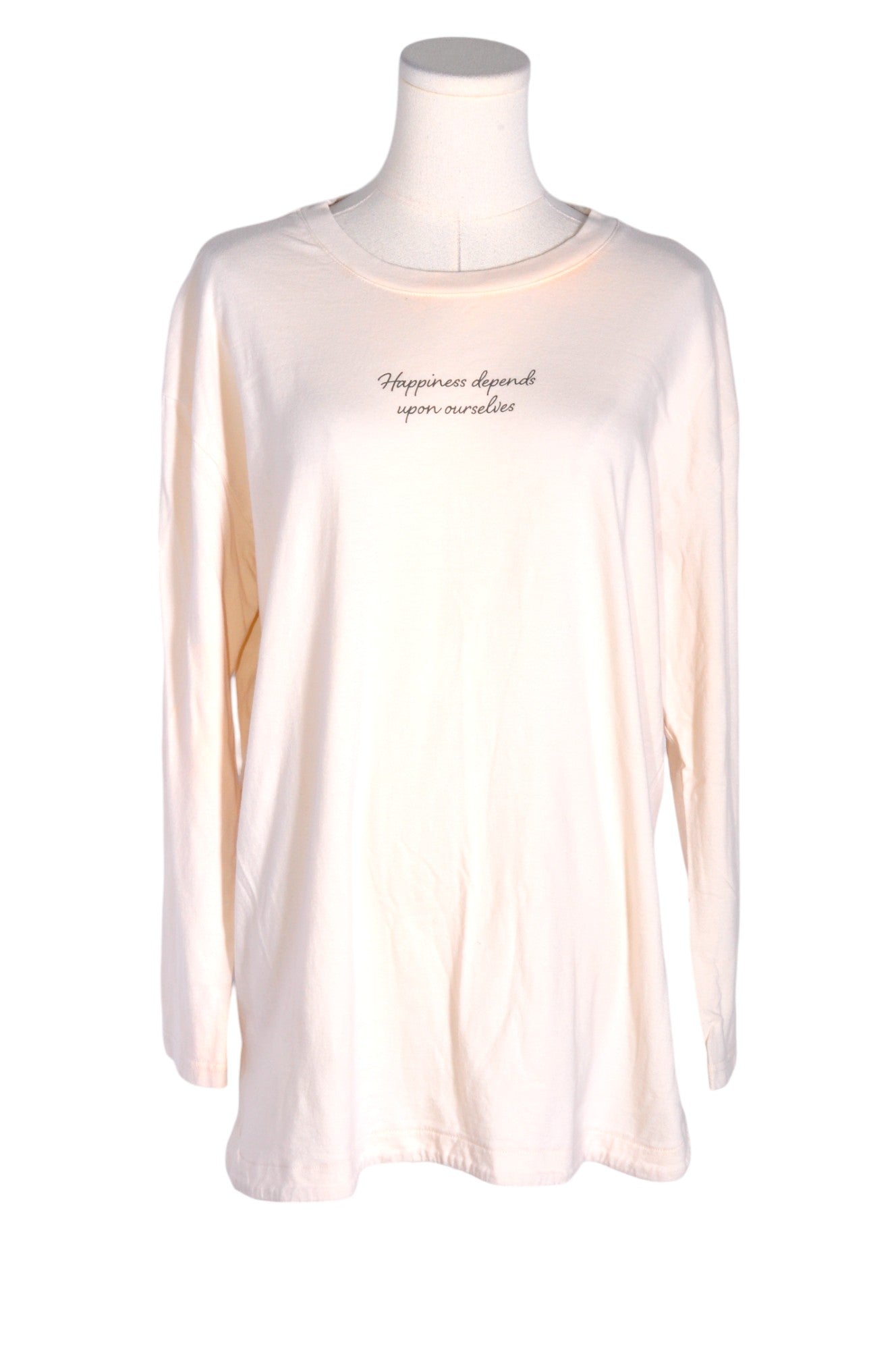 UNBRANDED Women T-Shirts Regular fit in Beige - L - Velora