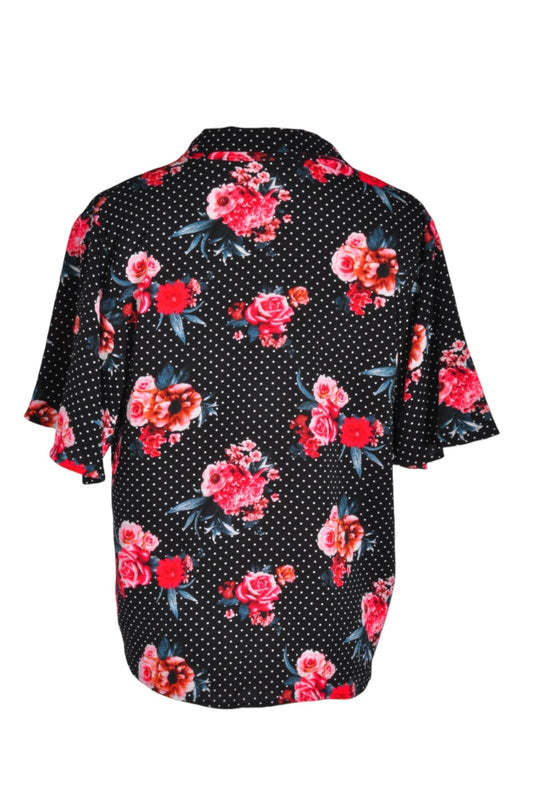 MONTEAU Women Crop Tops Regular fit in Black - L - Velora