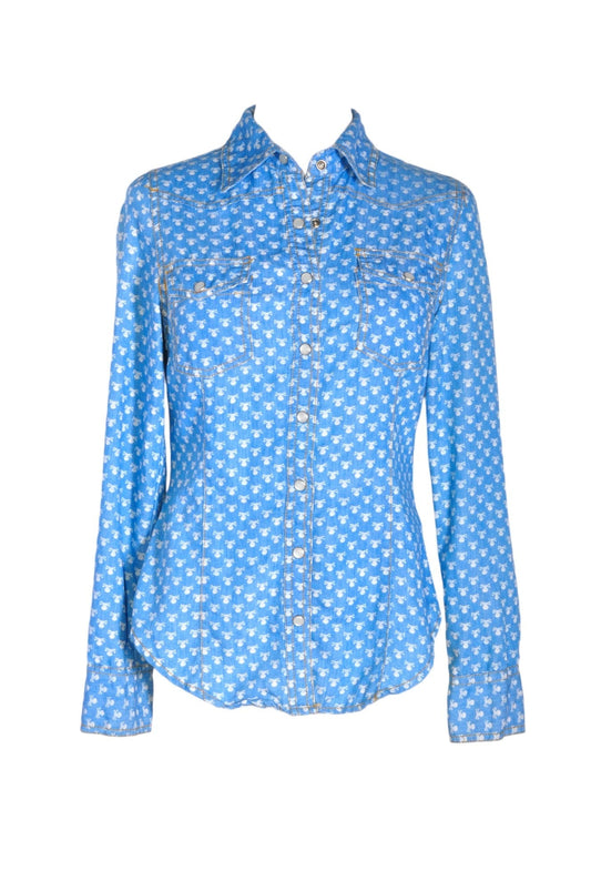 STREETWEAR Women Button Down Tops Regular fit in Blue - S Koop