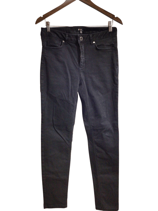 YEST Women Straight-Legged Jeans Regular fit in Black - 12 - Velora