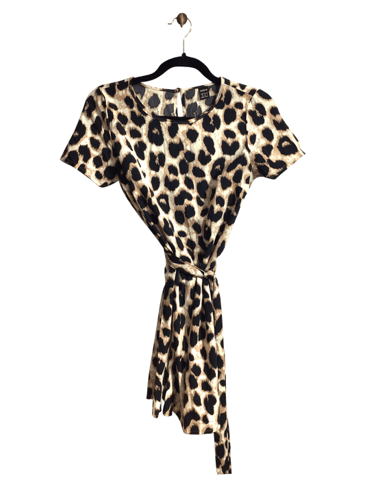 SHEIN Women Wrap Dresses Regular fit in Brown - XS - Velora