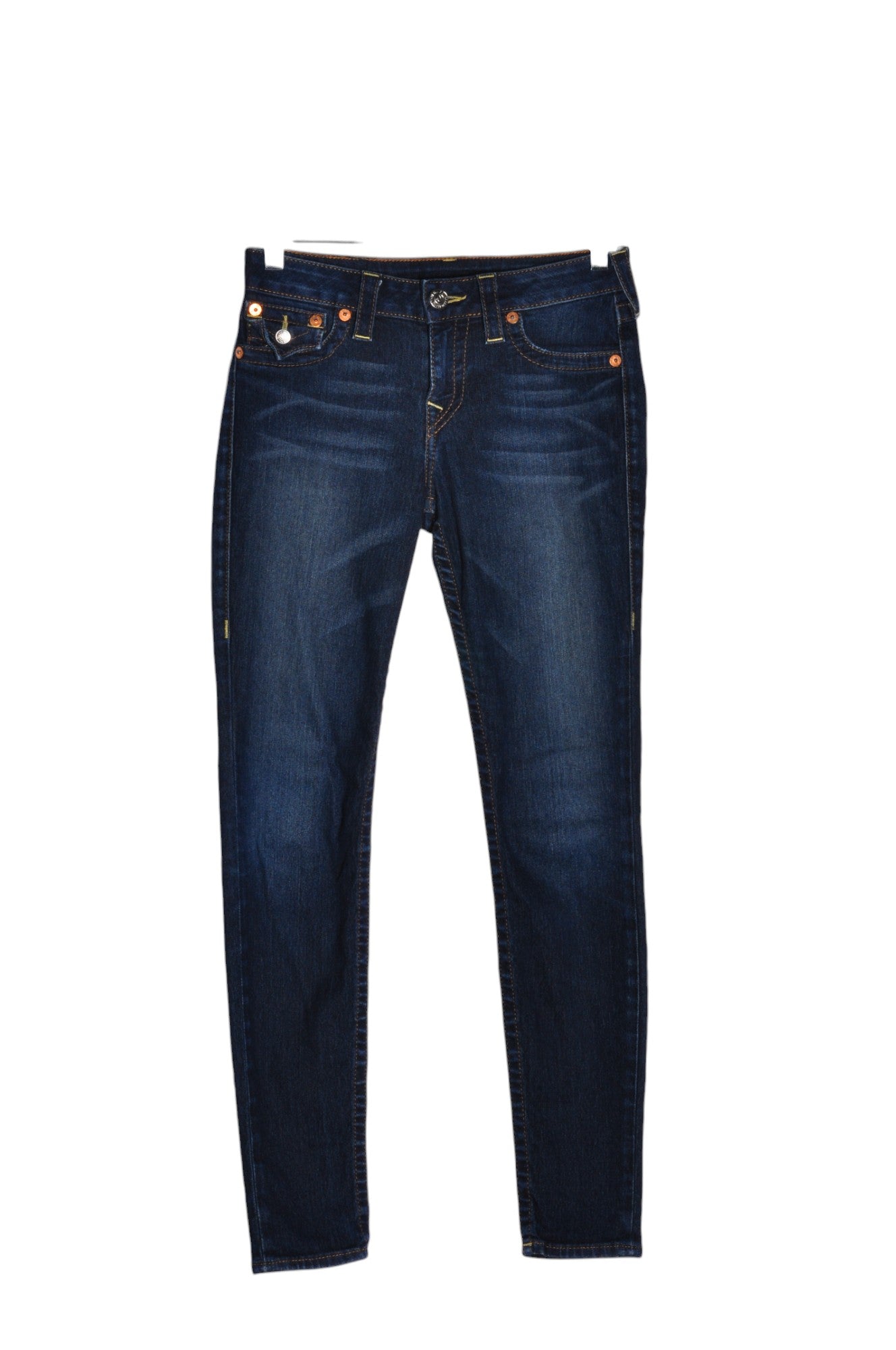 TRUE RELIGION Women Straight-Legged Jeans Regular fit in Blue - 27 Koop