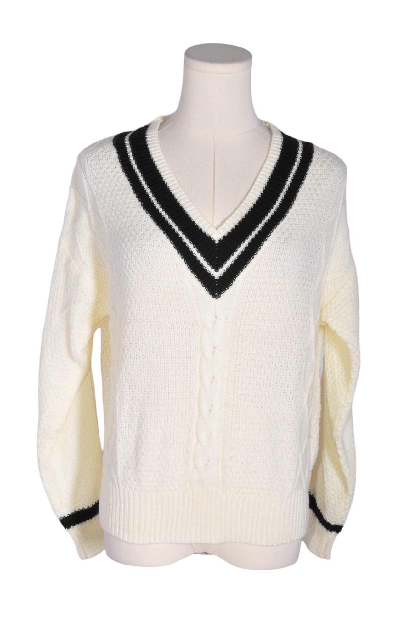 UNBRANDED Women Sweaters Regular fit in White - S - Velora