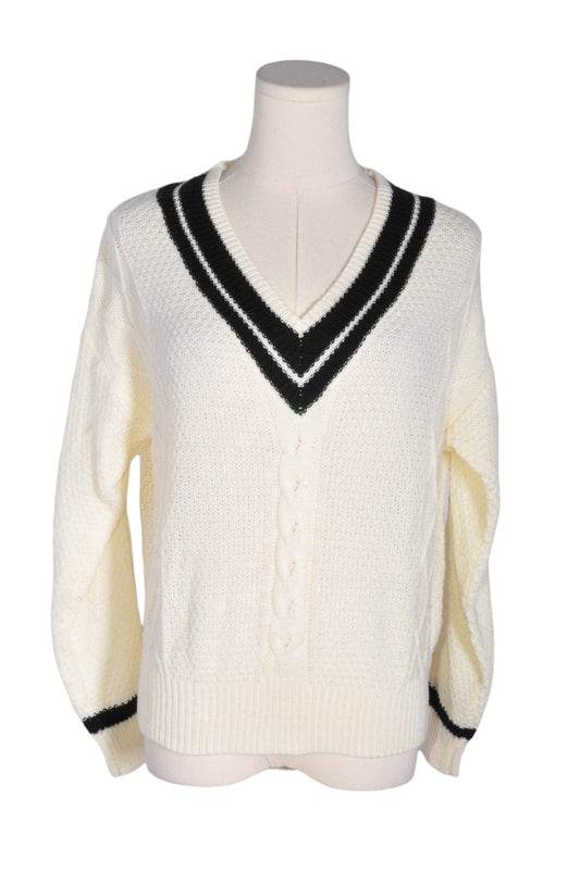 UNBRANDED Women Sweaters Regular fit in White - S - Velora