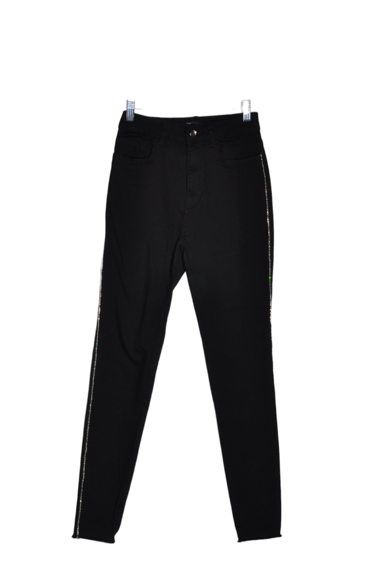 ZARA Women Work Pants Regular fit in Black - 6 - Velora