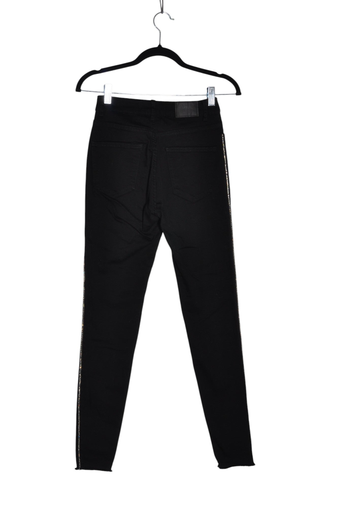 ZARA Women Work Pants Regular fit in Black - 6 - Velora