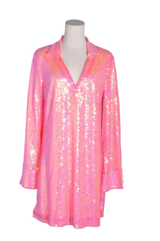 JOE FRESH Women Shirt Dresses Regular fit in Pink - M - Velora