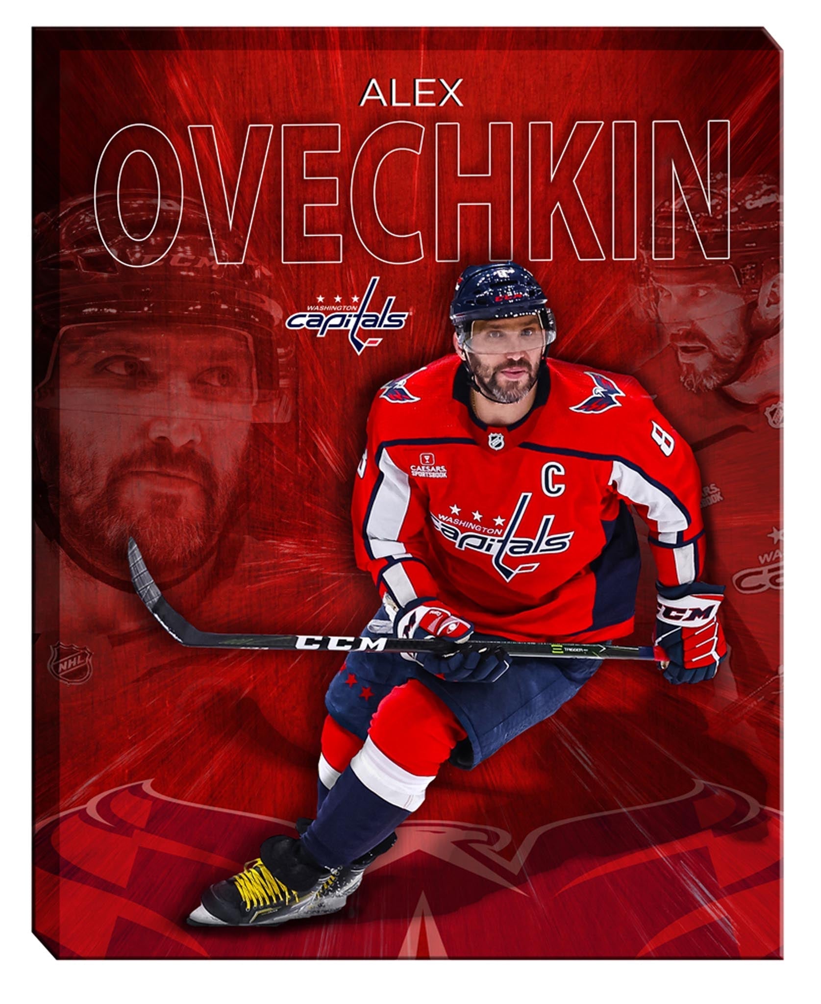 Alexander Ovechkin 16x20 Canvas Collage Capitals-V Frameworth Sports Marketing