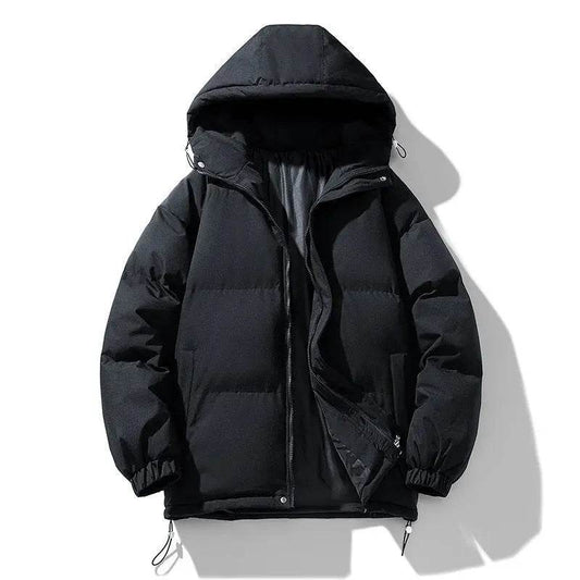 Men's Hoodie Padded Coat Thickened Cotton-padded Clothes Loose Casual Cotton-padded Jacket - Velora
