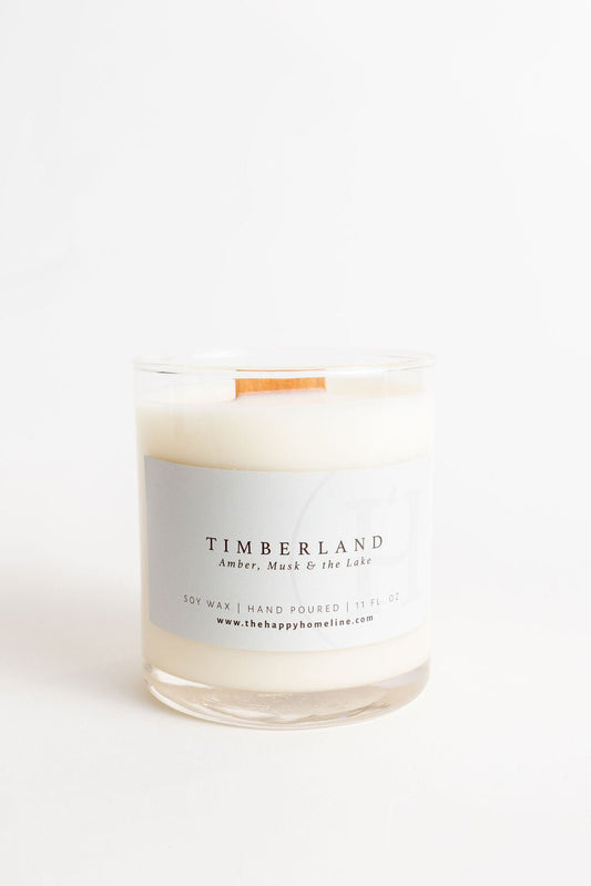11 oz Timberland Wood Wick Candle - Velora Luxury Fashion