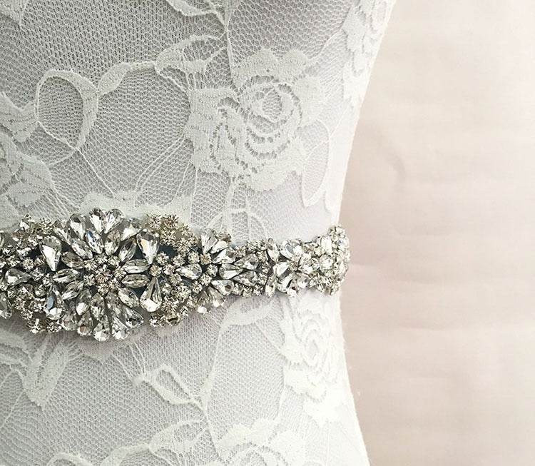 Luxury rhinestone belt - Velora