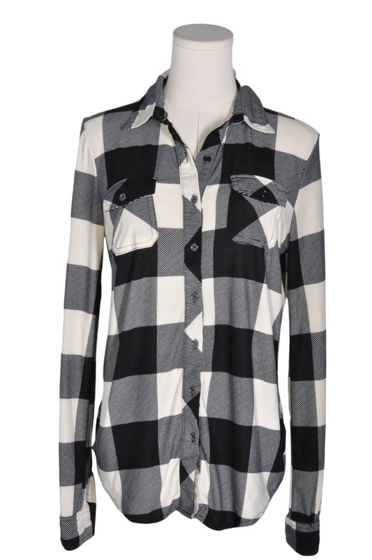 ARDENE Women Button Down Tops Regular fit in Black - M - Velora