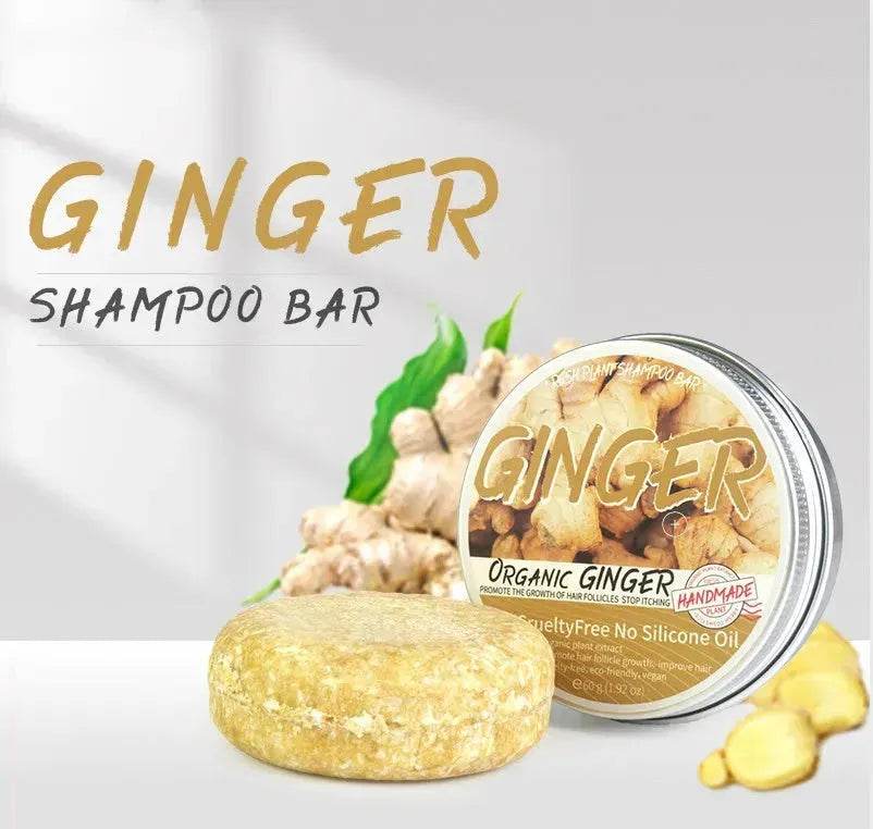 Ginger Plant Shampoo Bar Soap Anti-dandruff Refreshing - Velora