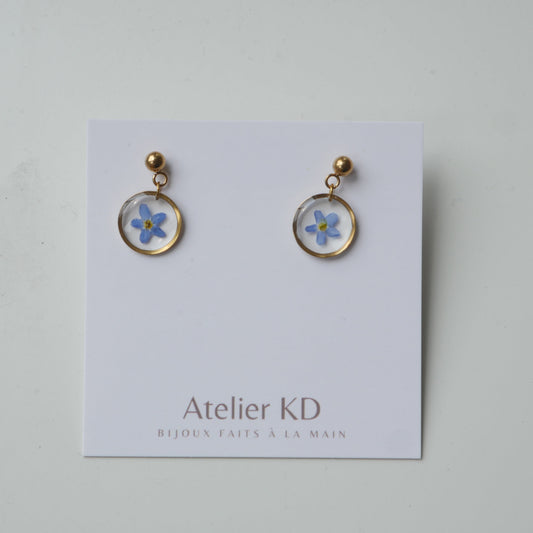 Boucles d’oreilles Mia - petit ronds (12 mm) - Velora