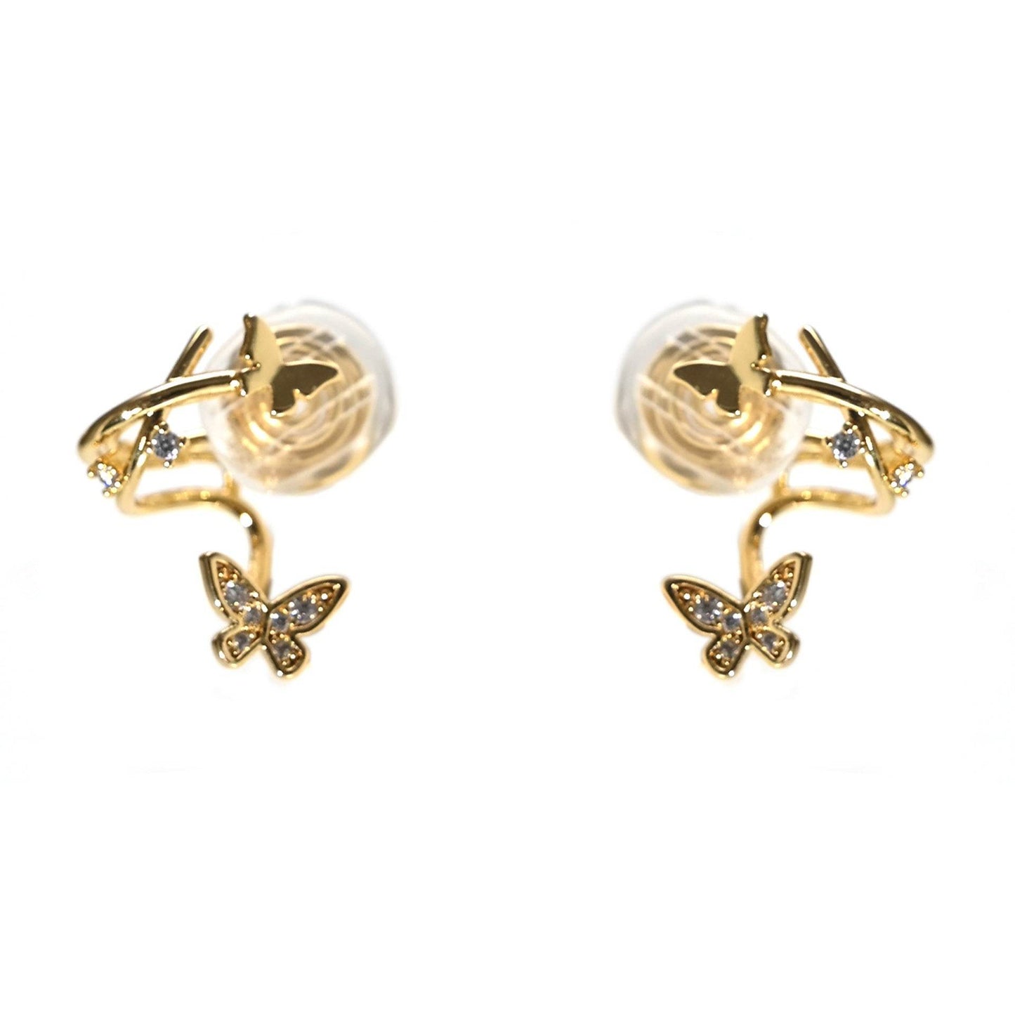 Female Cute Butterfly Earrings Jewelry - Velora