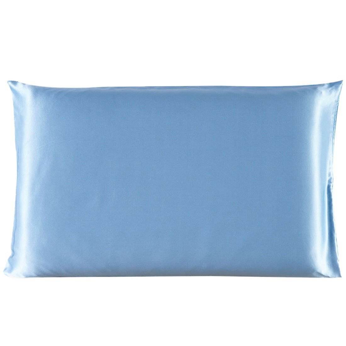 Pillowcase Satin Solid Color Simulation Silk Single Pillowcase Ice Silk Pillowcase - Velora