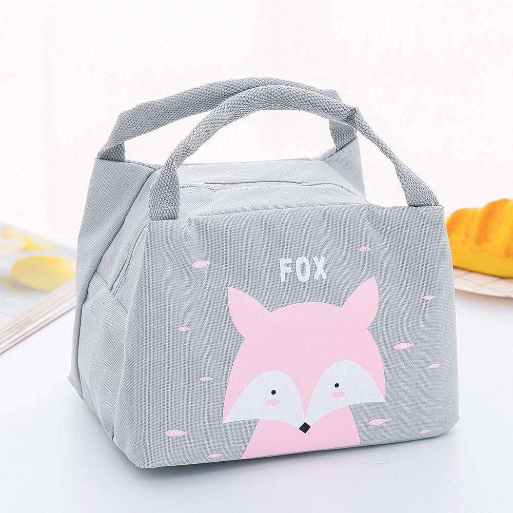 Cute Cartoon Lunch Bag – Insulated for Kids & Students - Velora