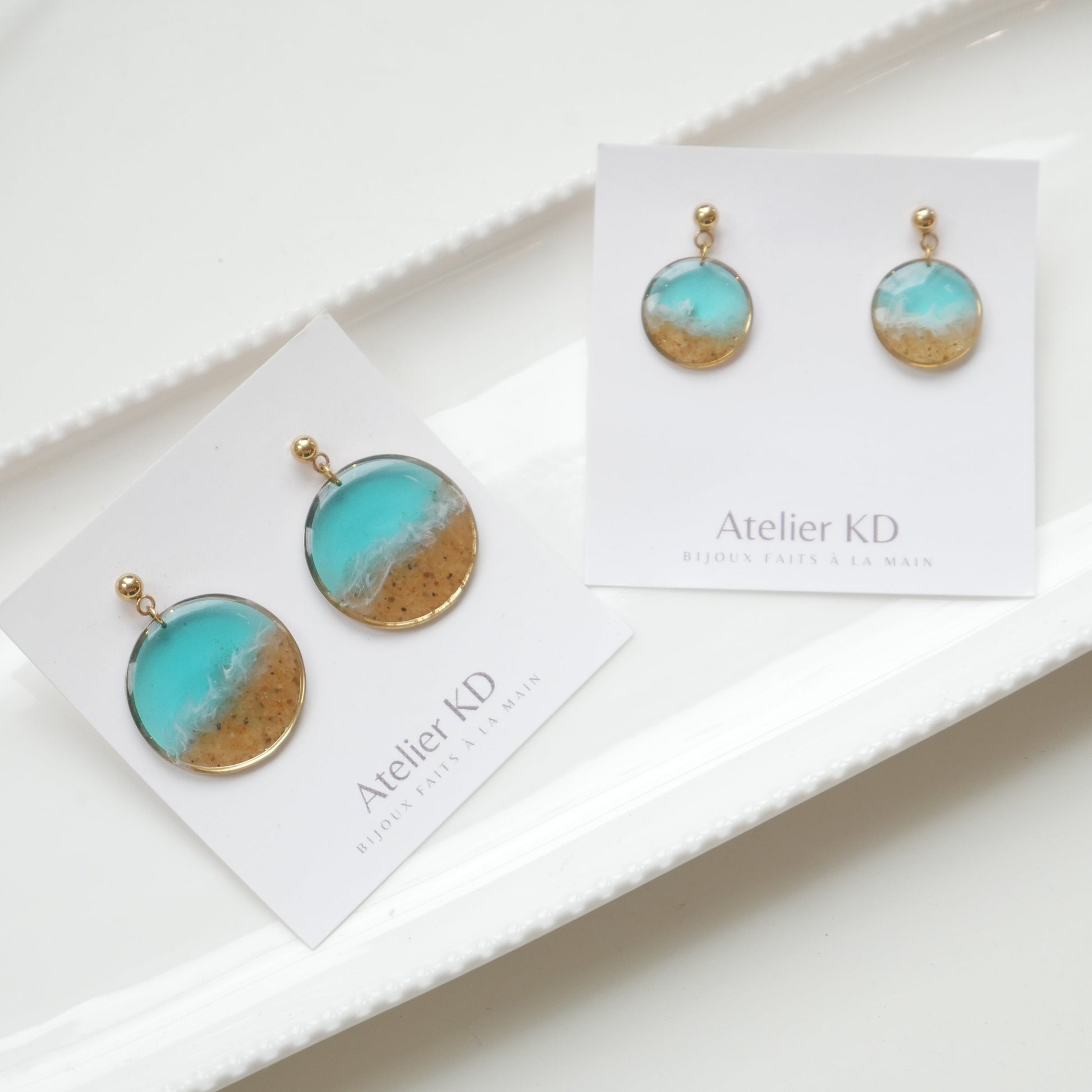 Boucles d'oreilles Tulum - rond - Velora