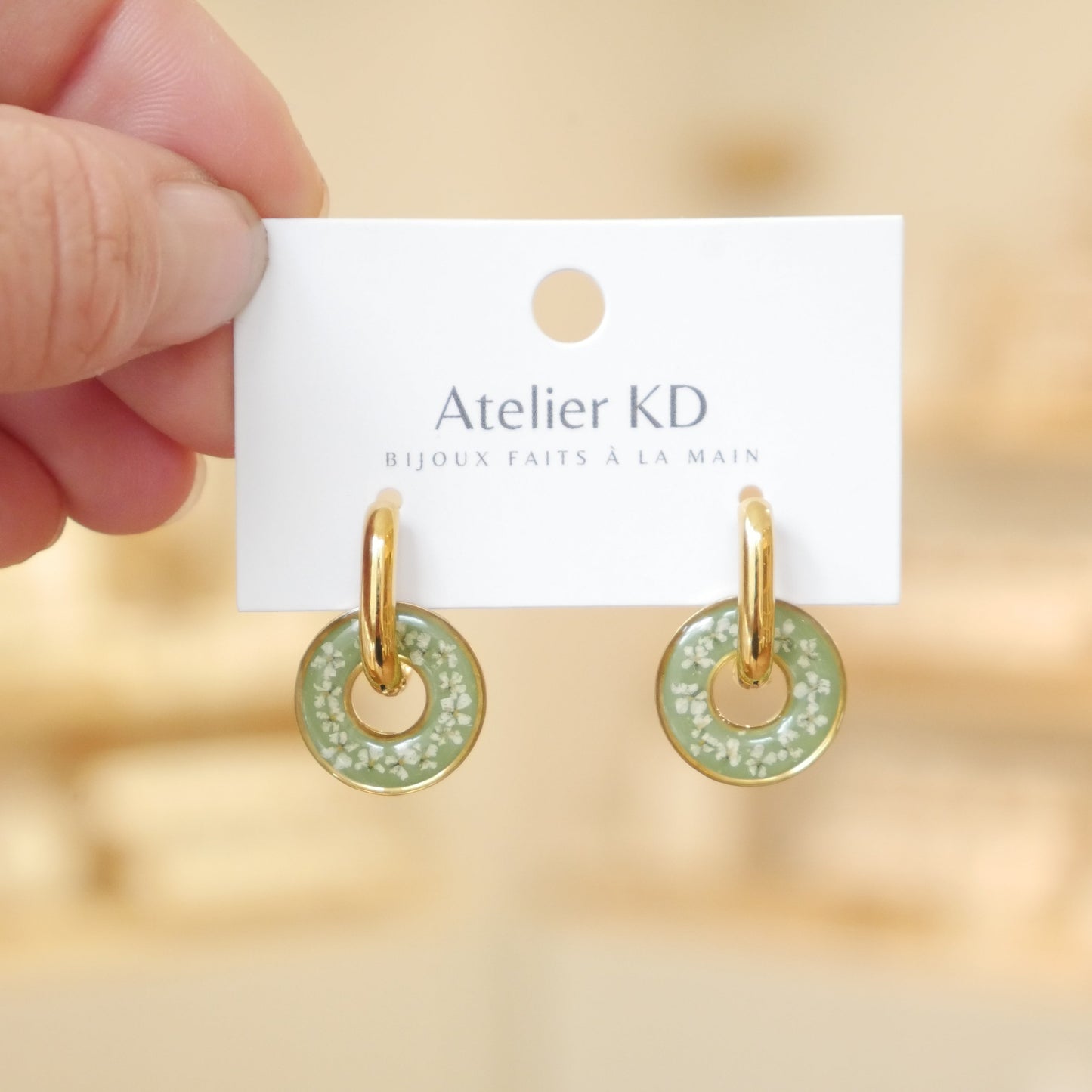 Boucles d'oreilles Dona (petit 16mm) - Edition spéciale automne 2025 - Velora