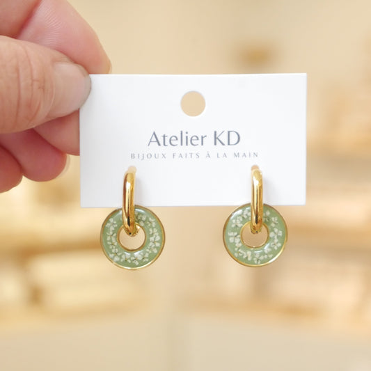 Boucles d'oreilles Dona (petit 16mm) - Edition spéciale automne 2025 - Velora