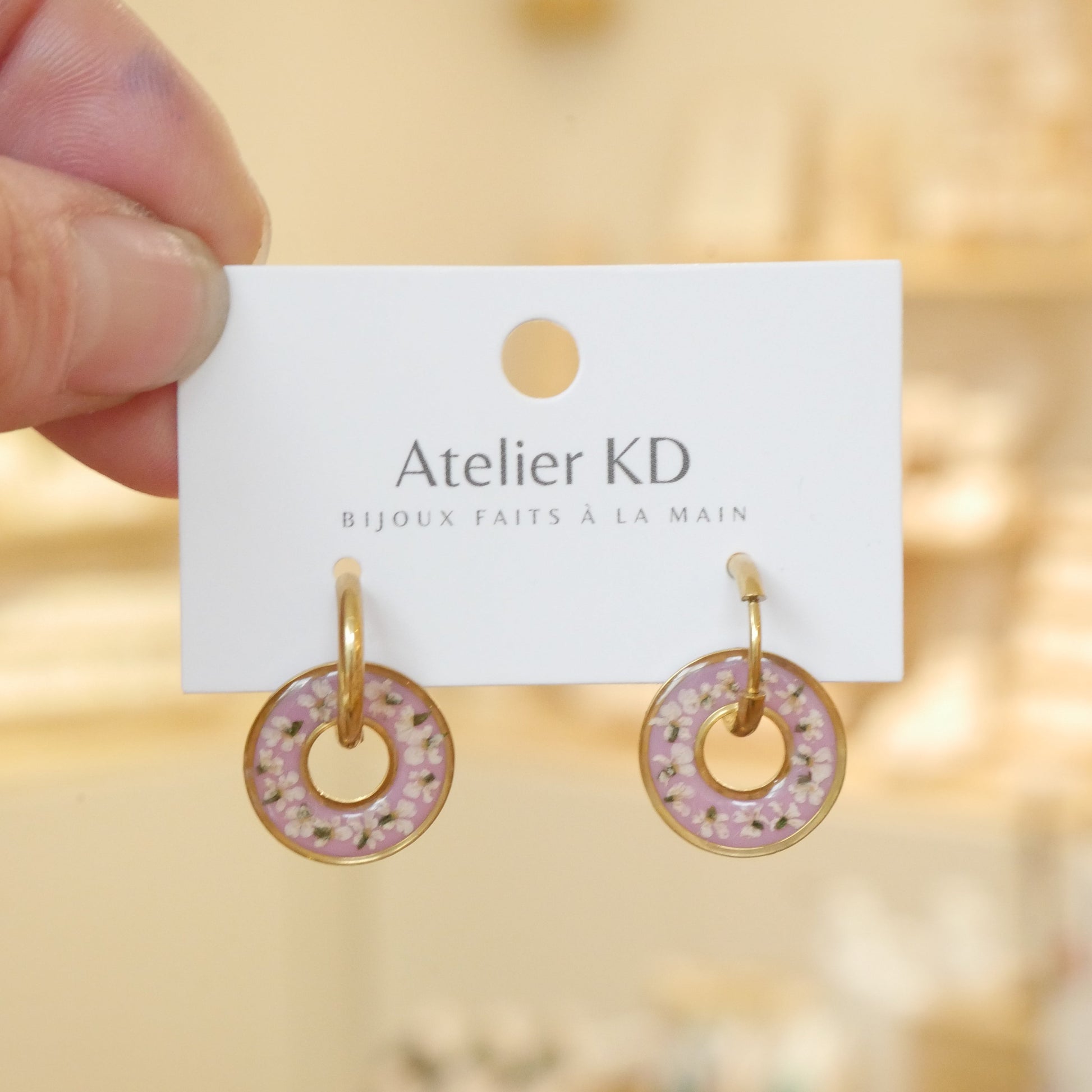 Boucles d'oreilles Dona (petit 16mm) - Edition spéciale automne 2025 - Velora