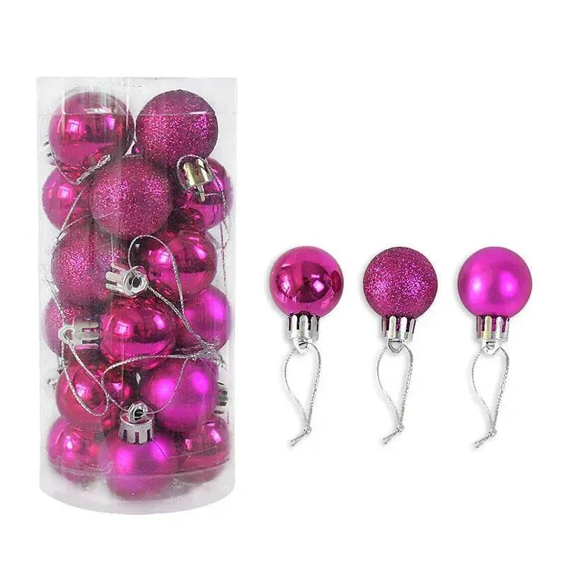 Christmas Decoration Shiny Matte Christmas Ball - Velora