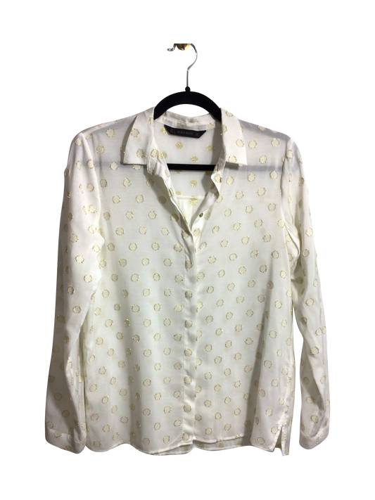 ZARA Women Button Down Tops Regular fit in White - S - Velora