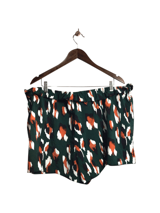 SHEIN Women Classic Shorts Regular fit in Green - 4XL - Velora