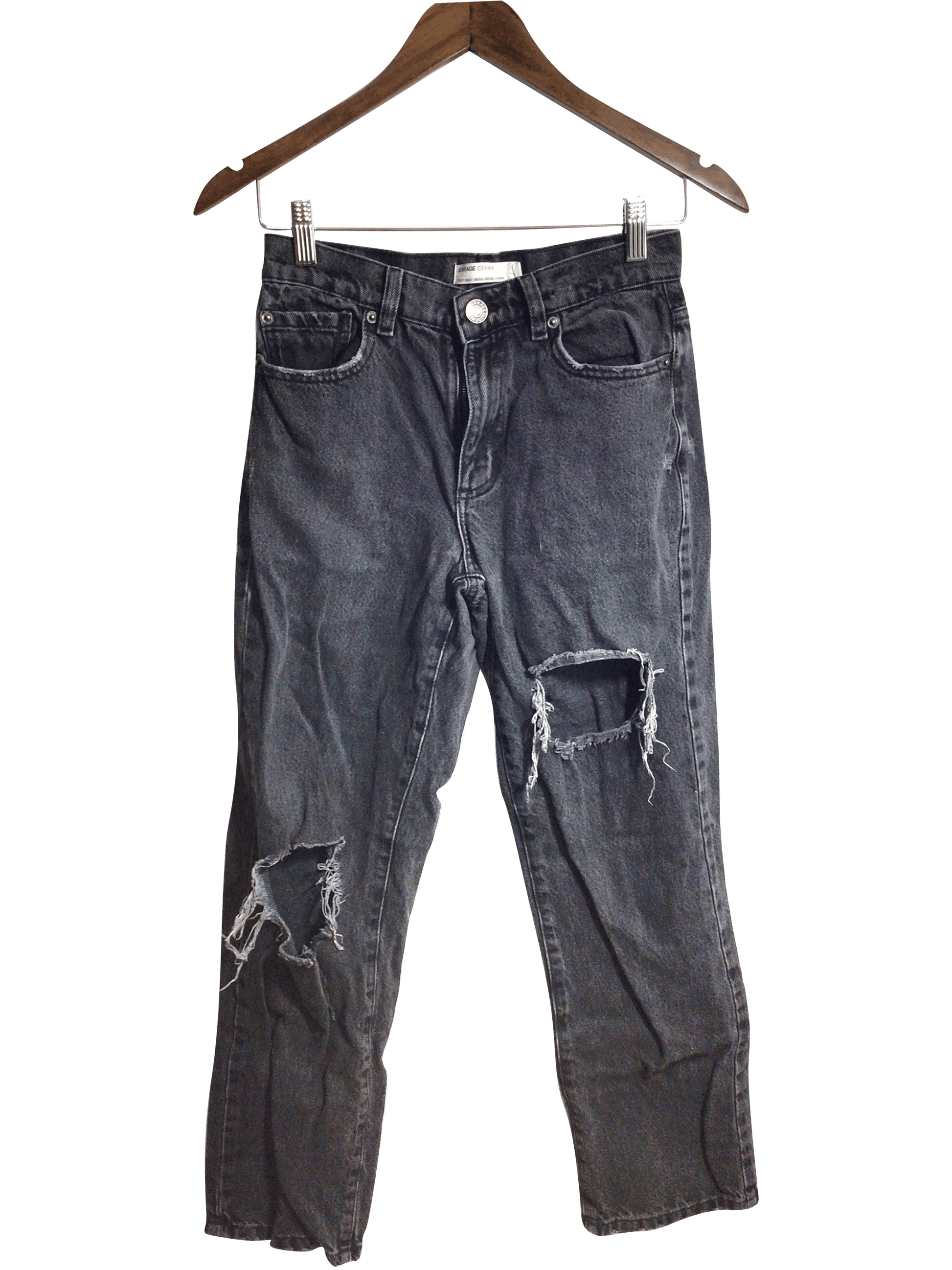 GARAGE Women Straight-Legged Jeans Regular fit in Black - 24 - Velora