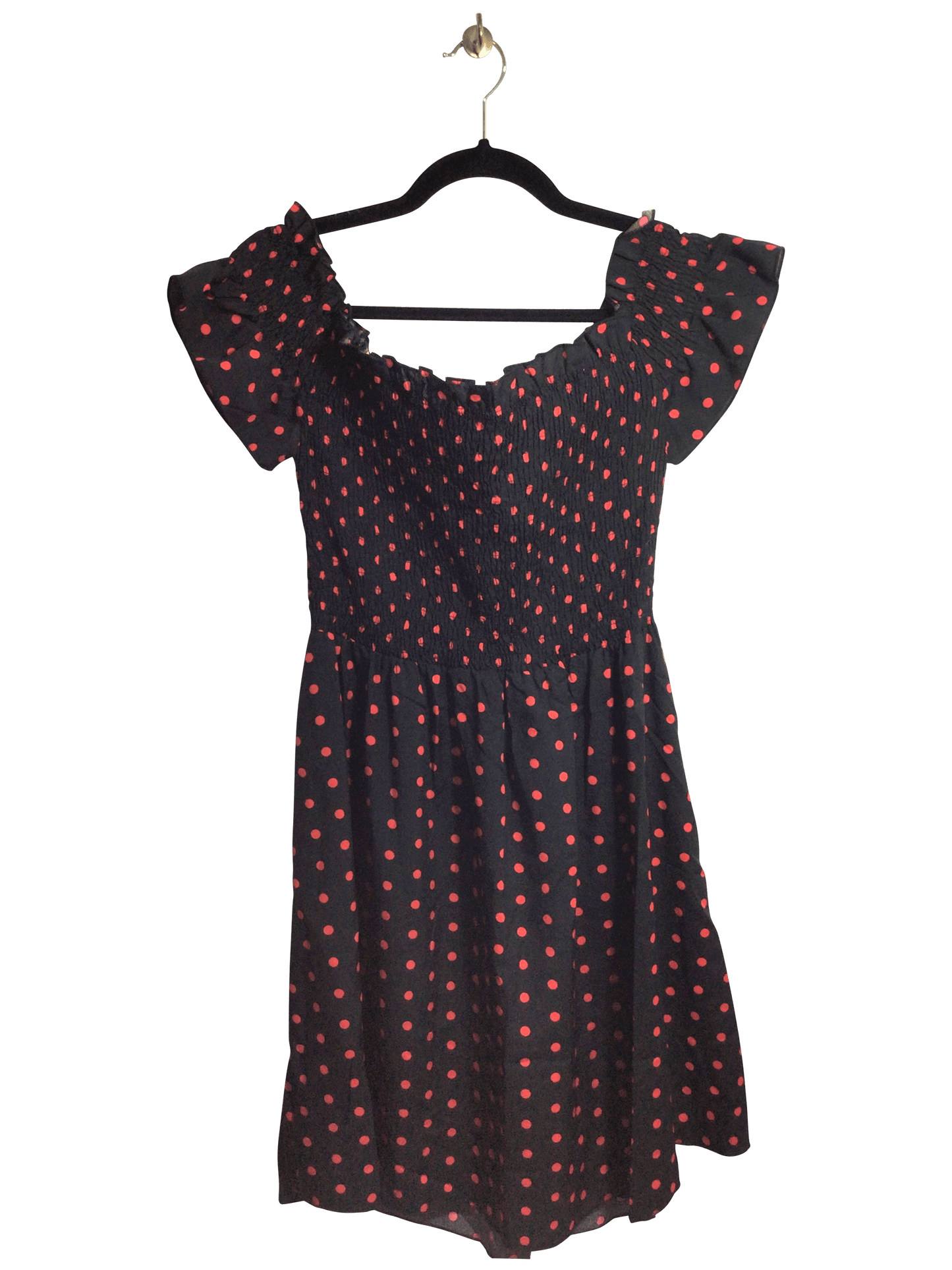 SHEIN Women Midi Dresses Regular fit in Black - S - Velora