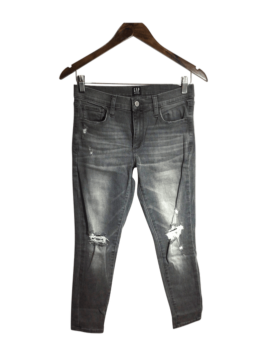 GAP Women Straight-Legged Jeans Regular fit in Gray - 27 - Velora