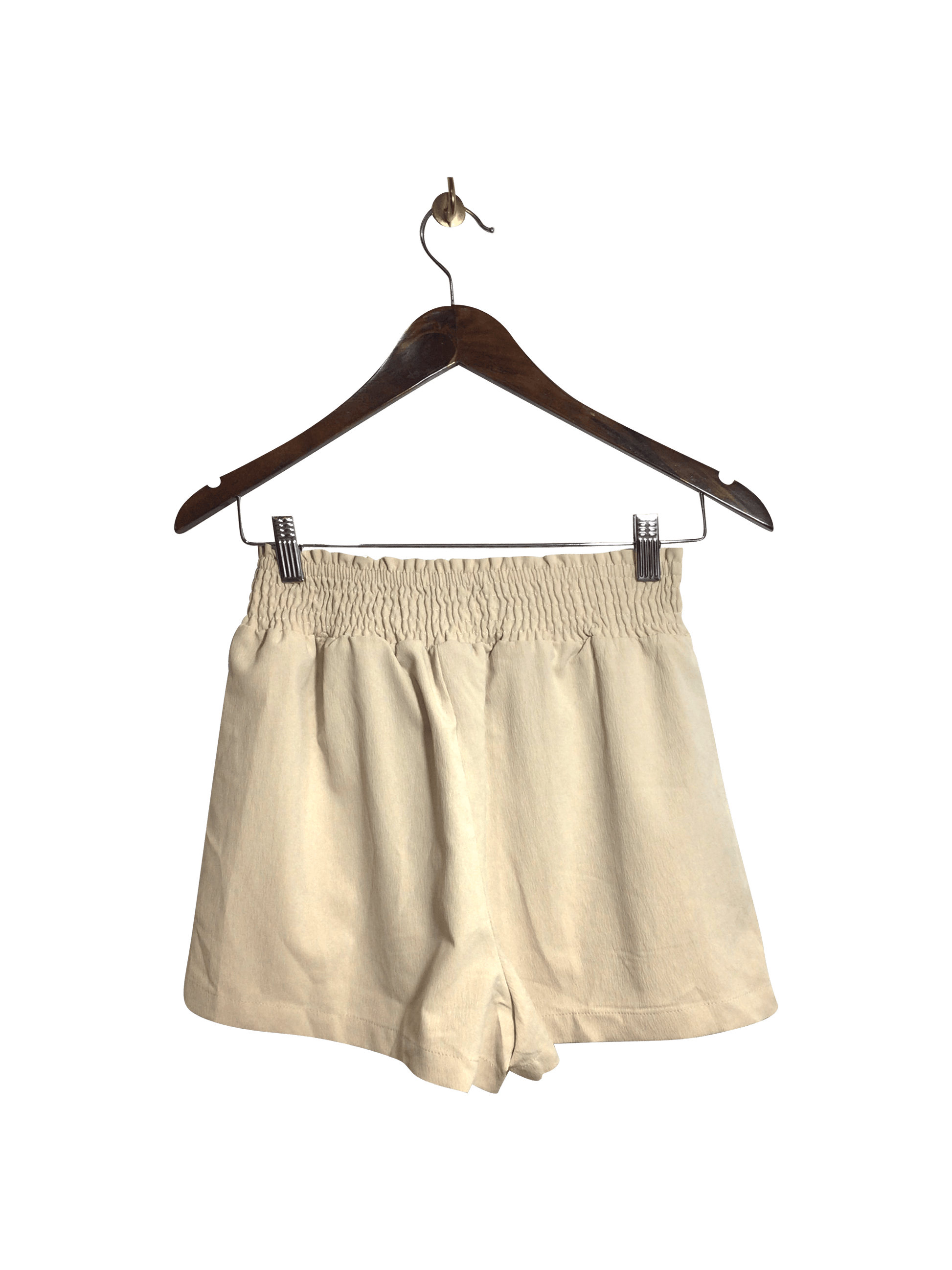 SHEIN Women Classic Shorts Regular fit in Beige - S - Velora