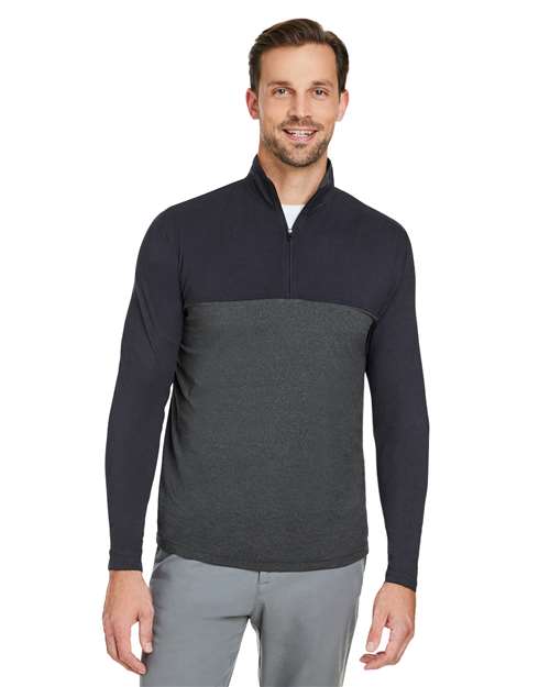 Men's Spyre Flex Colorblock Quarter-Zip Pullover - - 12755 - Velora