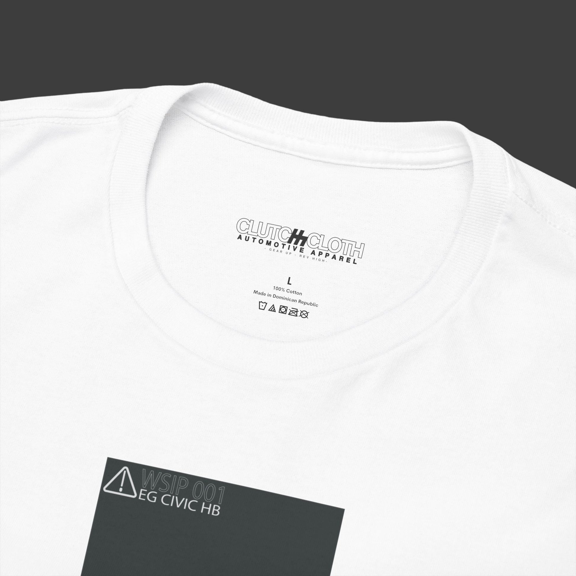 EG Hatch WSIP - ClutchCloth Automotive Graphic T-Shirt - Velora