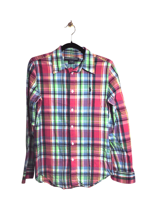 RALPH LAUREN Women Button Down Tops Regular fit in Pink - 10 - Velora