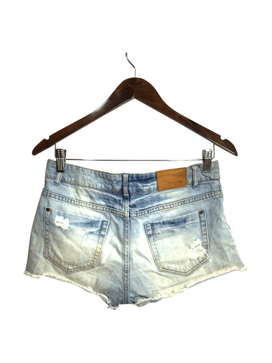 ZARA Women Denim Shorts Regular fit in Blue - 4 - Velora