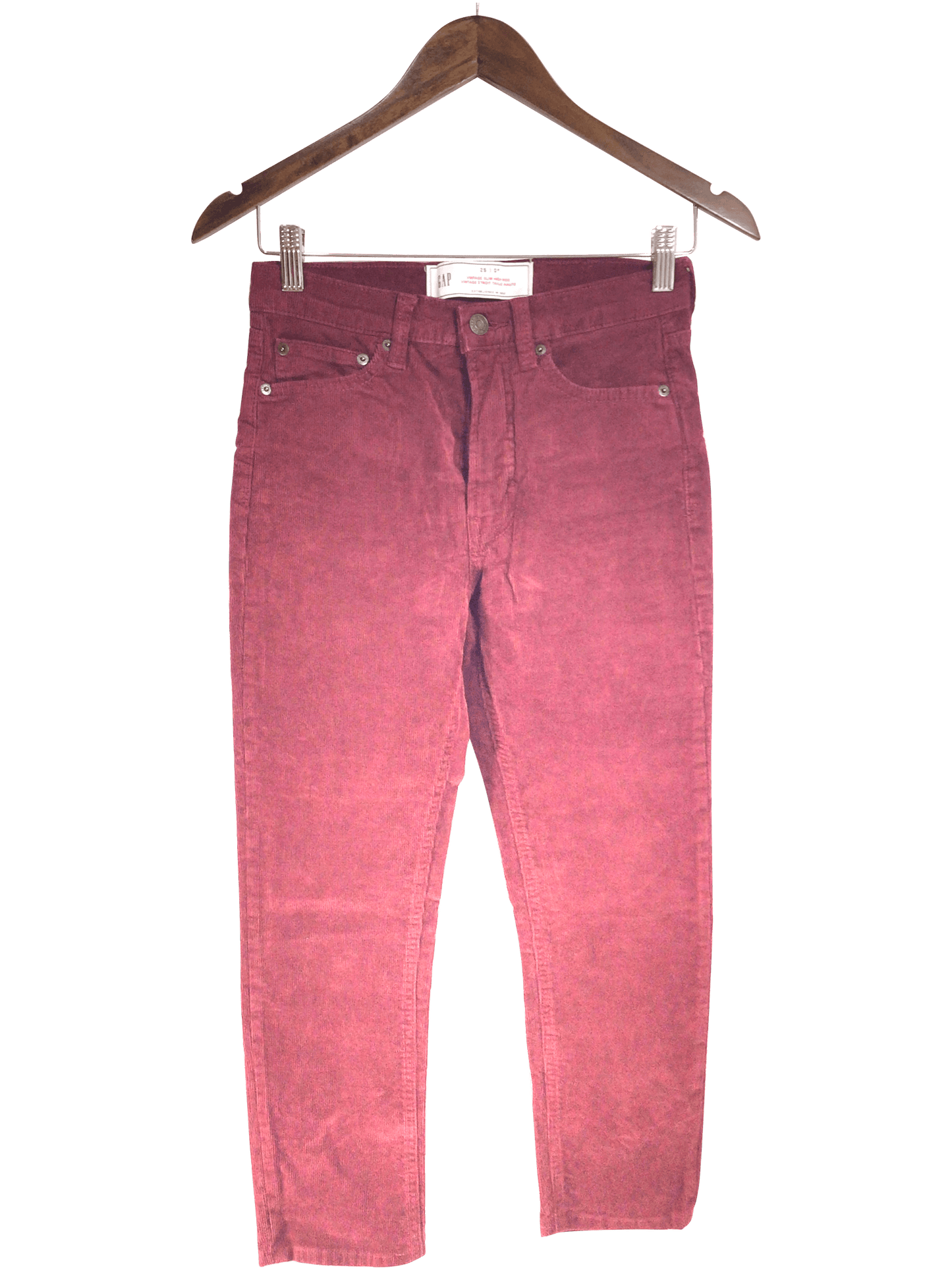 GAP Women Straight-Legged Jeans Regular fit in Red - 25 - Velora