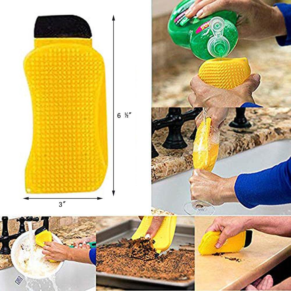 3-in-1 Sponge Hero Kitchen Scrub, Scrapes and Squeegees - Velora