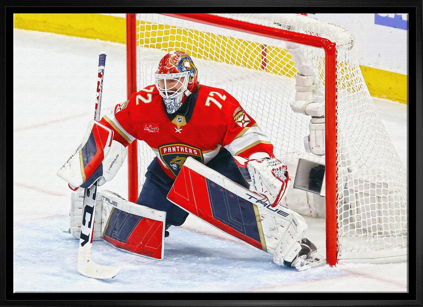 Sergei Bobrovsky 20x29 Framed Canvas Panthers Frameworth Sports Marketing