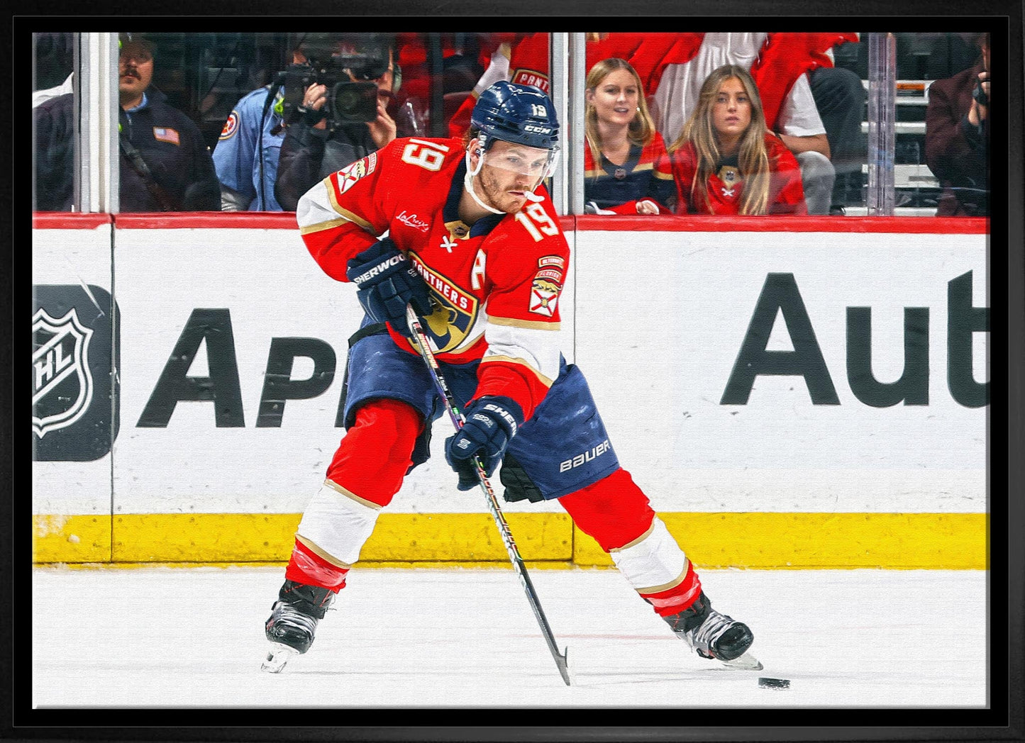 Matthew Tkachuk 20x29 Framed Canvas Panthers Frameworth Sports Marketing