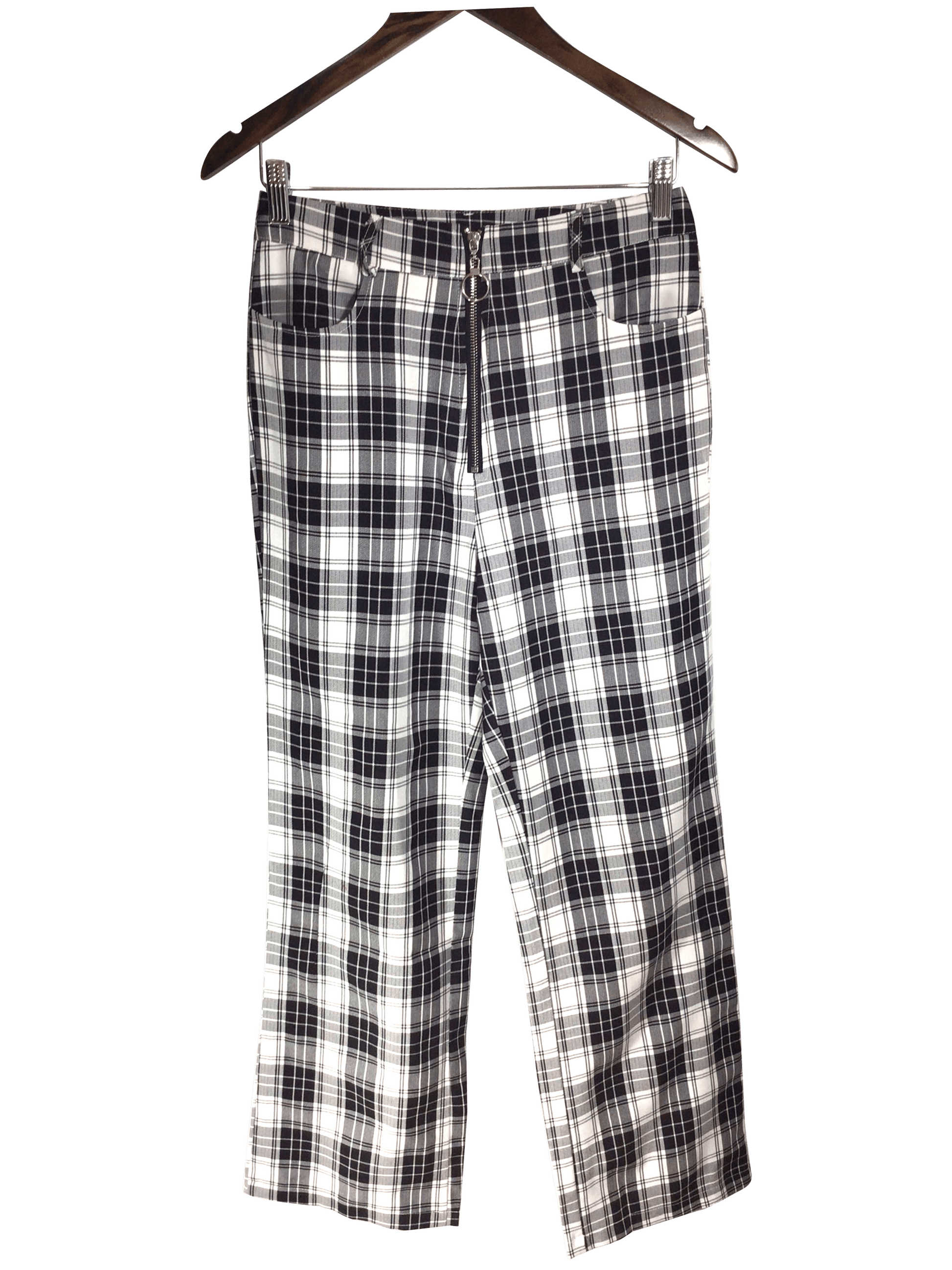 SHEIN Women Work Pants Regular fit in White - S - Velora