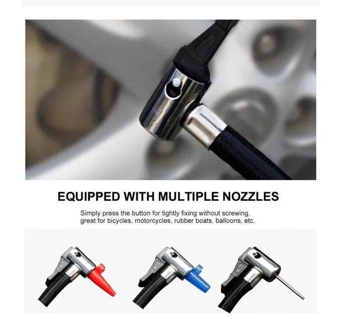 Digital Tire Inflator - DC 12 Volt Car Portable Air Compressor - Velora