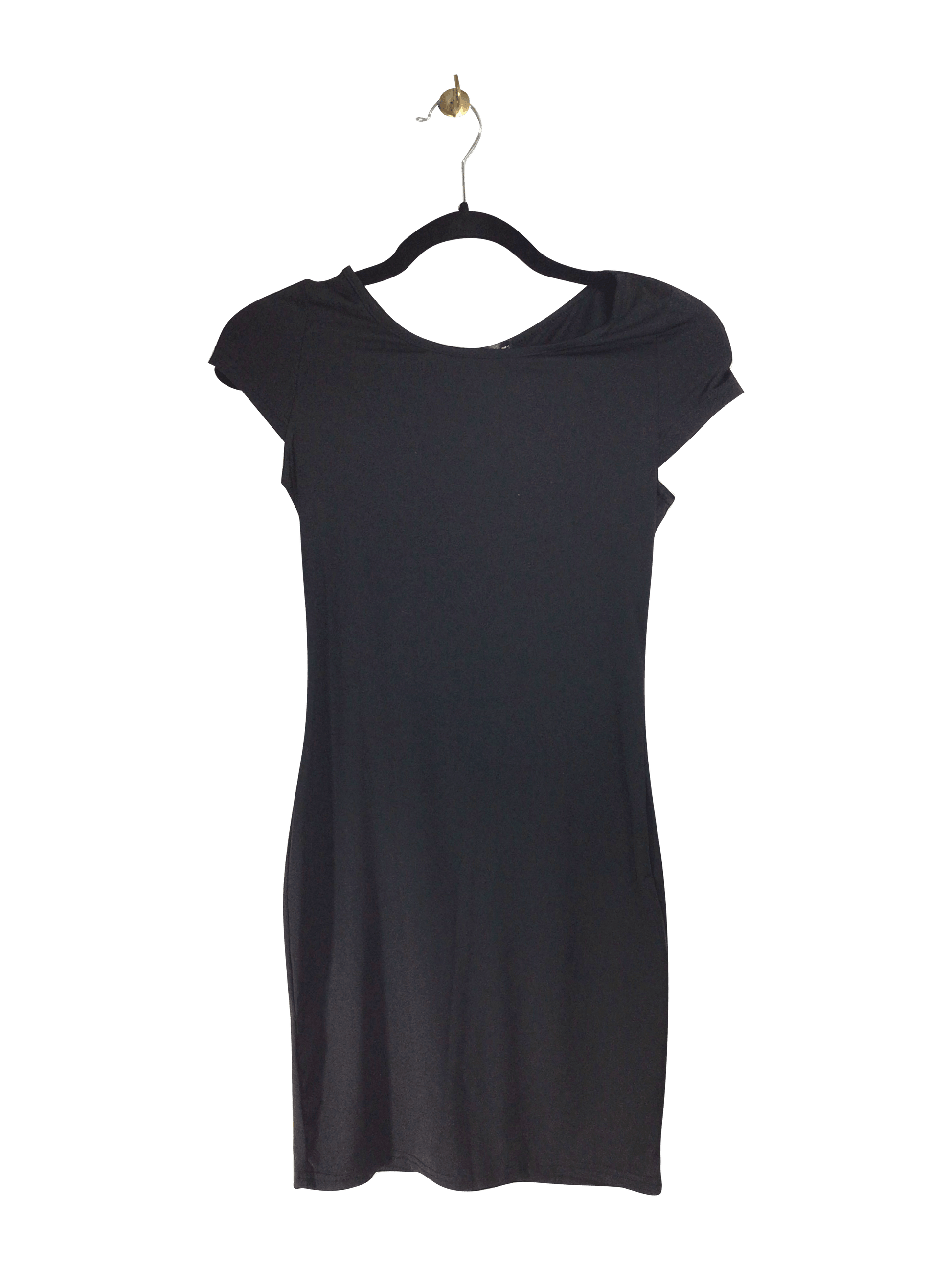 SHEIN Women Shift Dresses Regular fit in Black - XS - Velora