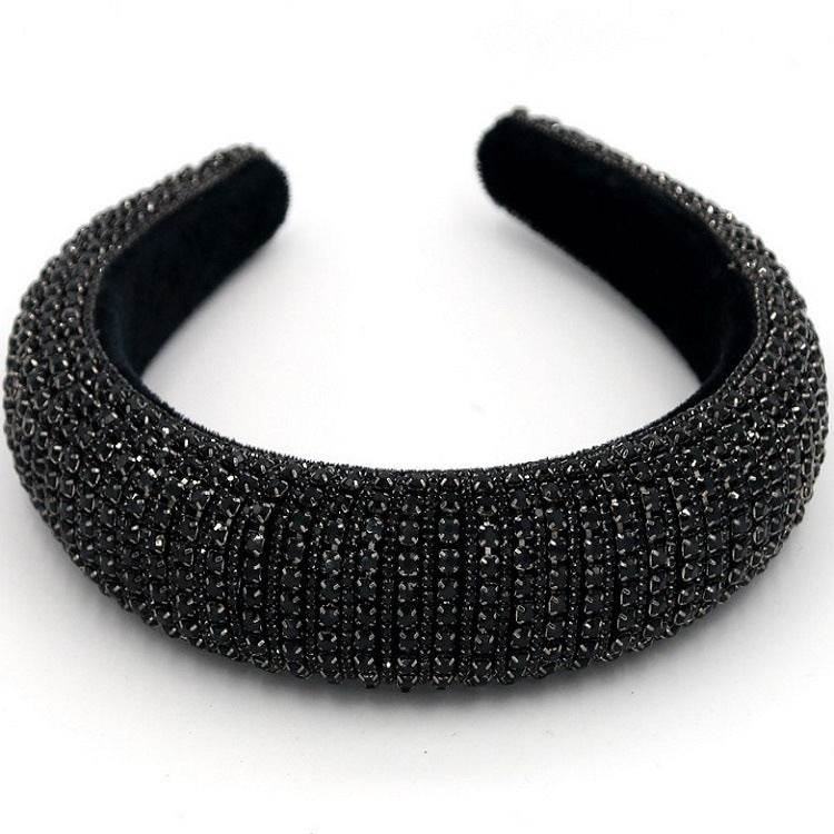 Baroque rhinestone headband - Velora