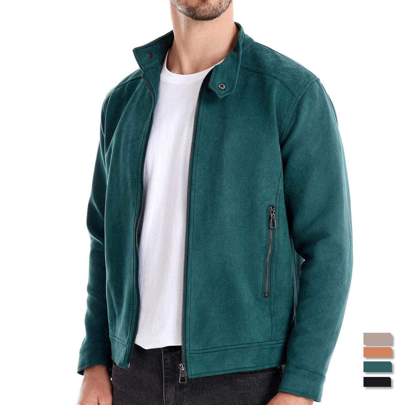 Men's Jacket Suede Workwear Men's Jacket - Velora