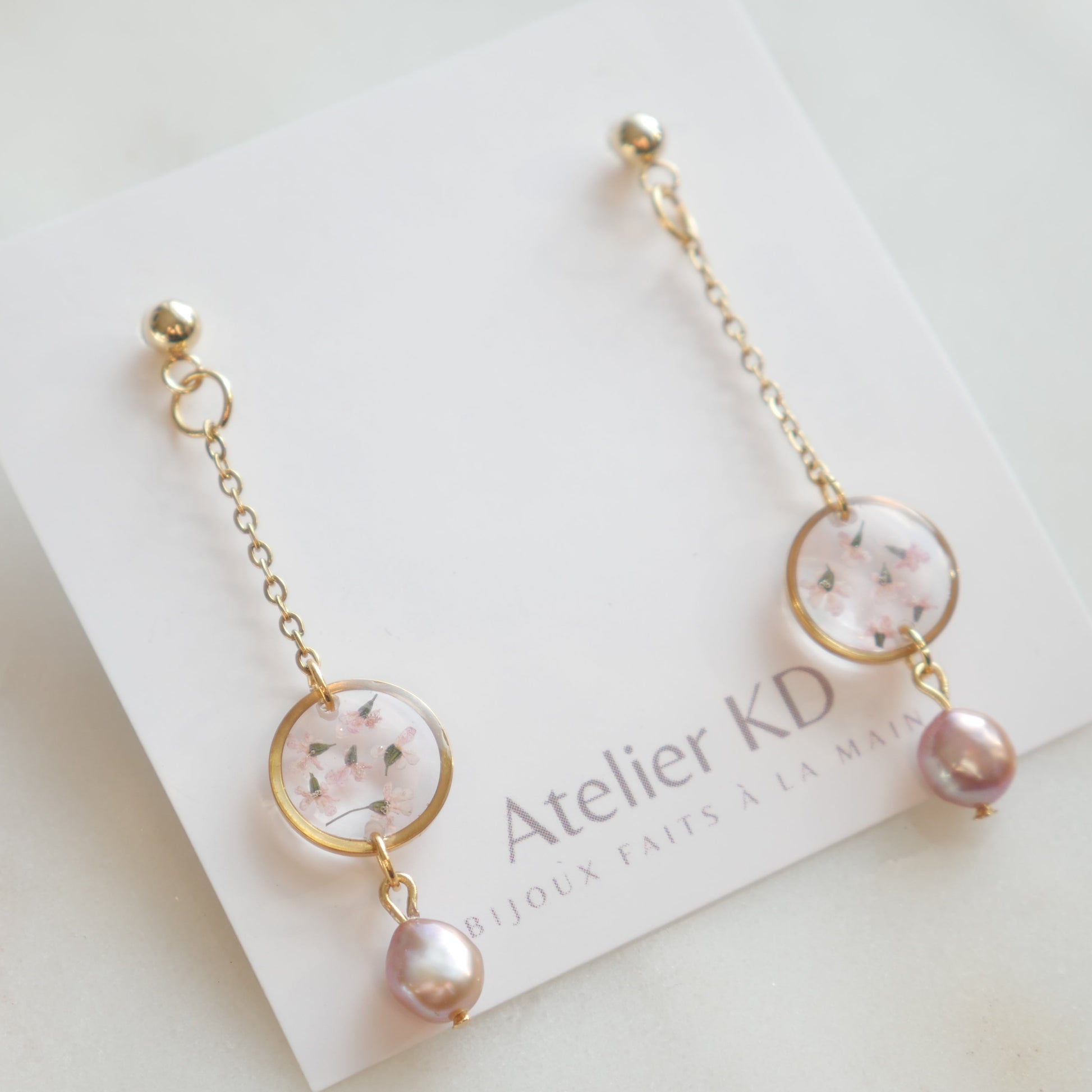 Boucles d'oreilles Perla - rond (mini) - Velora